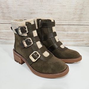 Vince Camuto Klerica Leather Faux Fur Moro Boots